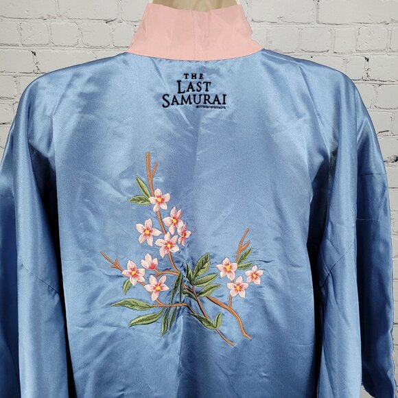 Warner Bros Productions The Last Samurai Blue Cherry Blossom Kimono Robe USA O/S - Picture 7 of 16